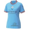 Officiële Voetbalshirt Manchester City Thuis 2022-23 - Dames